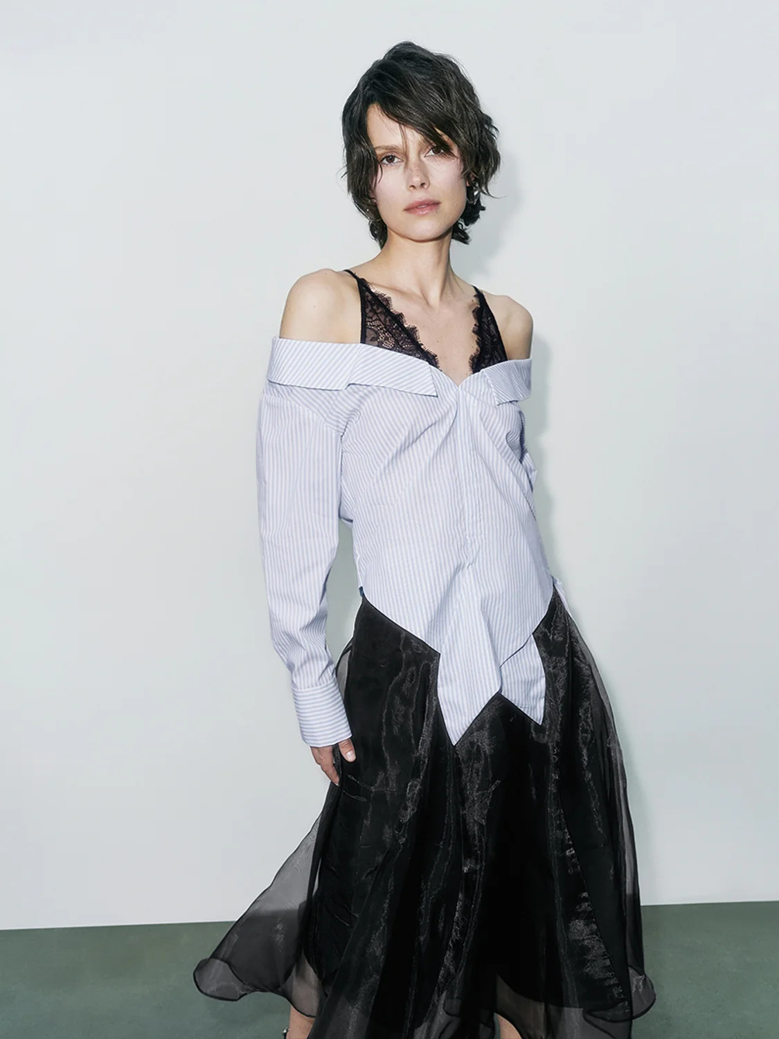 Lace Decor Overhead Shirts - Image 7