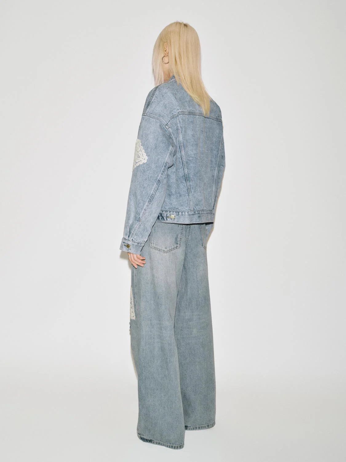 Lace Detail Denim Jackets - Image 6
