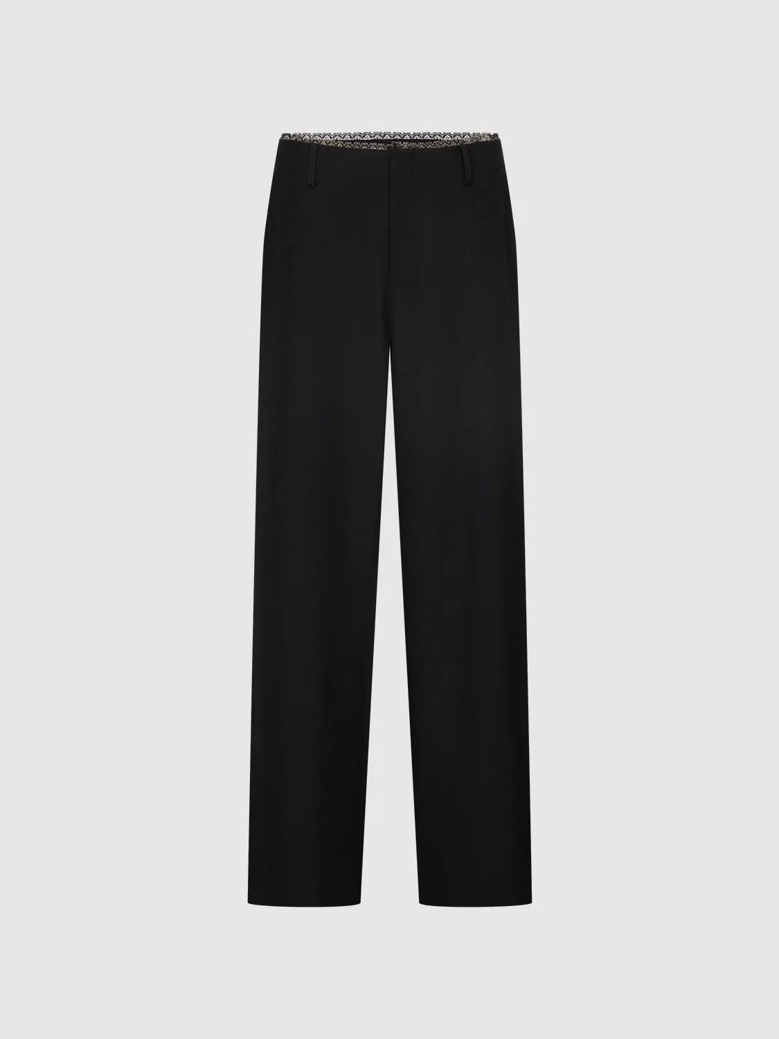 Lace Detail Wide Leg Pants - Image 2