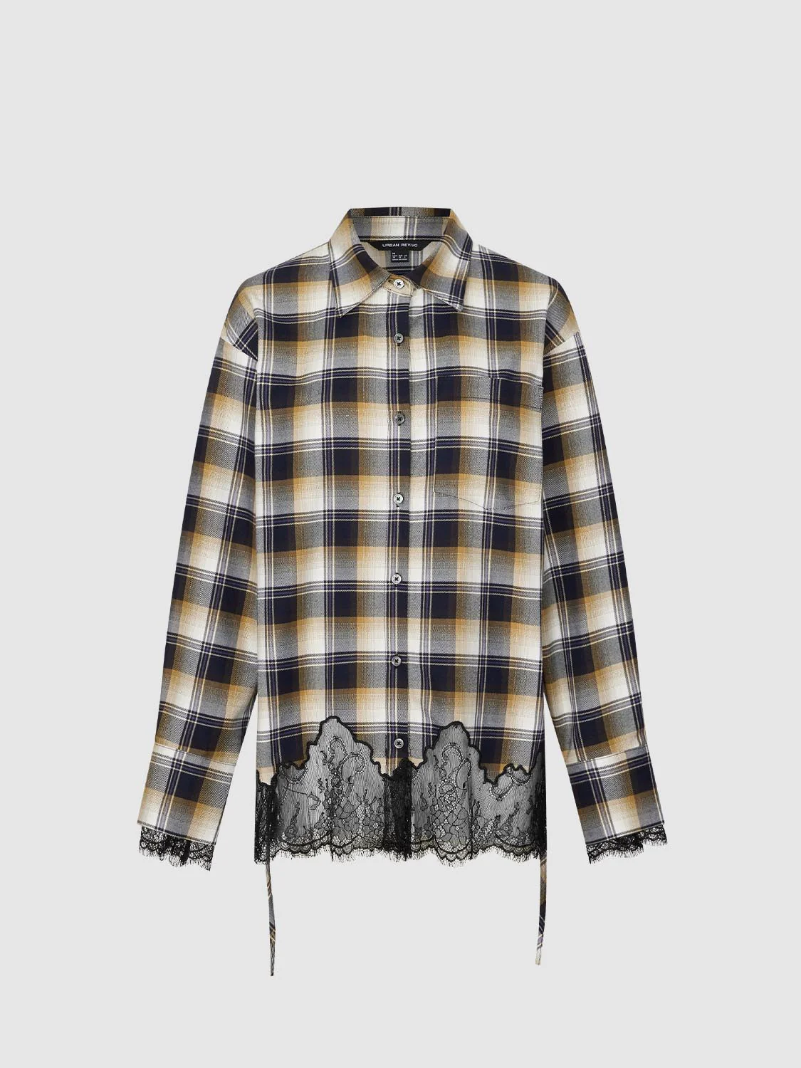Lace Trim Check Shirts - Image 7