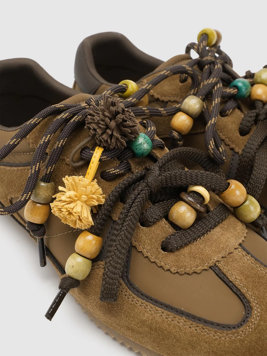 Lace Up Contrast Trainers - Image 5