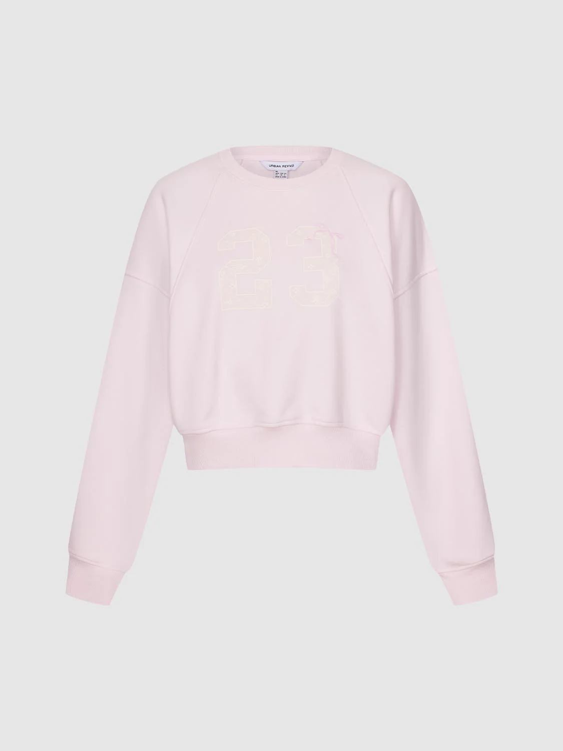 Laced Embroidered Crew Neck Sweatshirts - Image 7