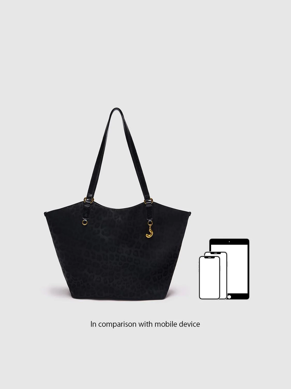 Leopard Print Detail Shoulder Bags - Image 7