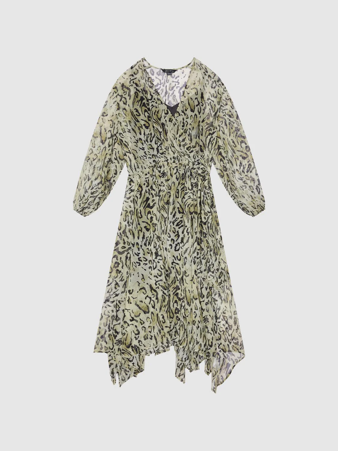 Leopard Print Straight Midi Dresses - Image 7