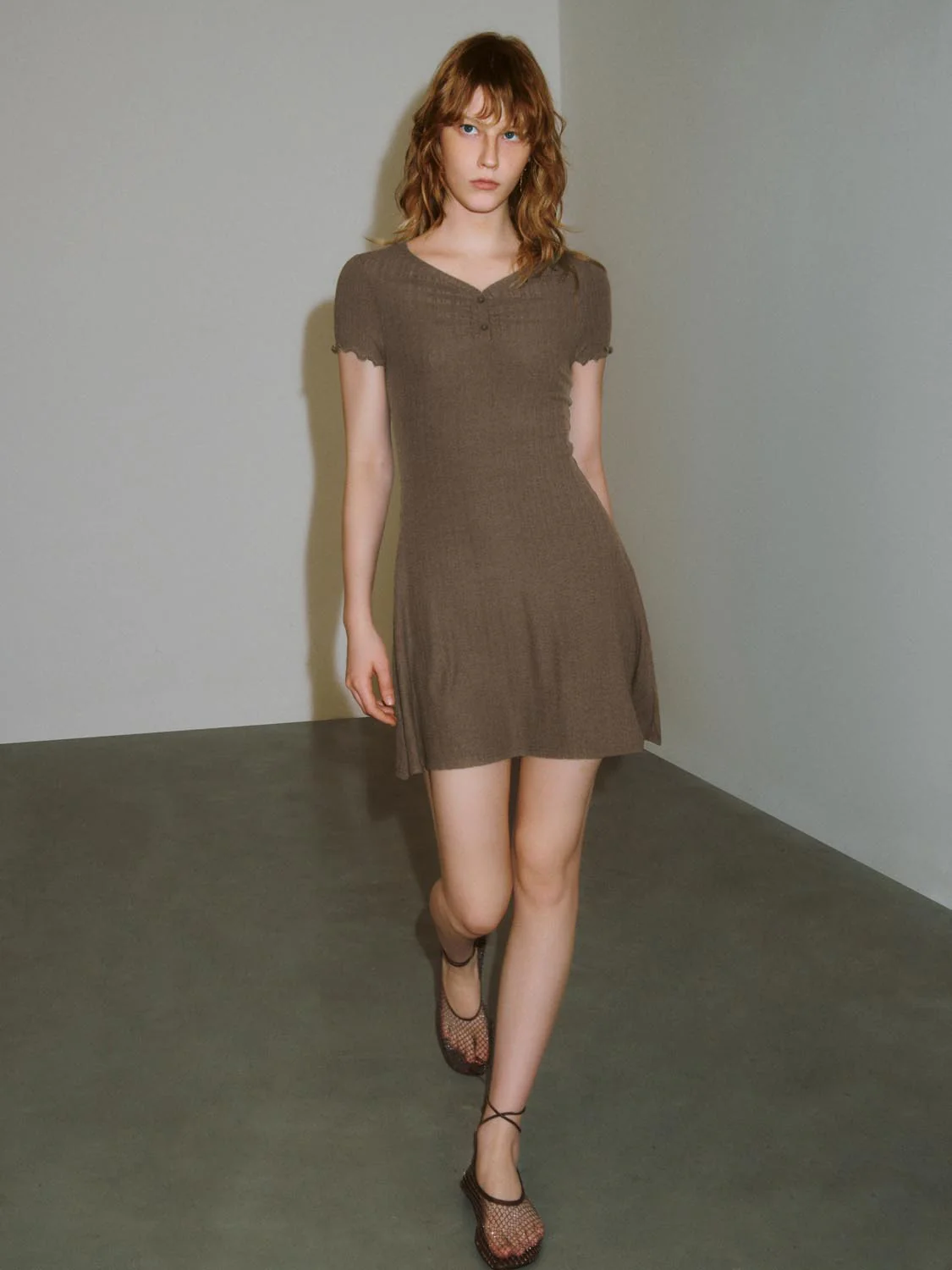Lettuce Hem Mini Dresses - Image 4