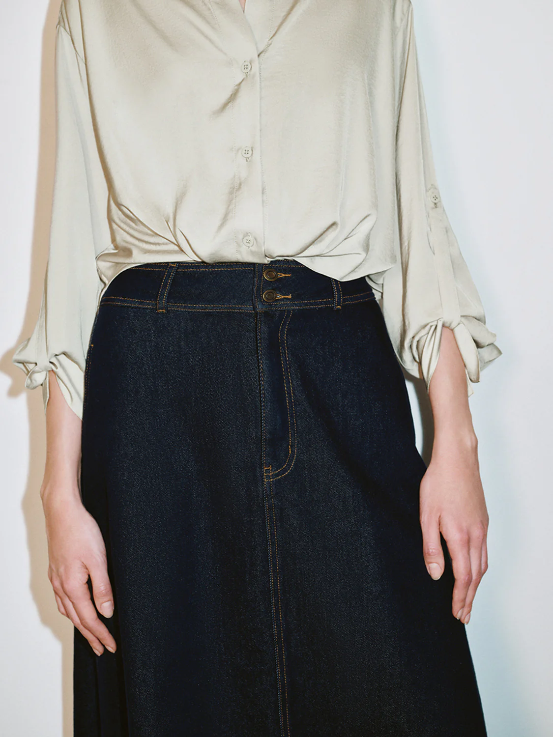 Loose Denim Skirts - Image 4