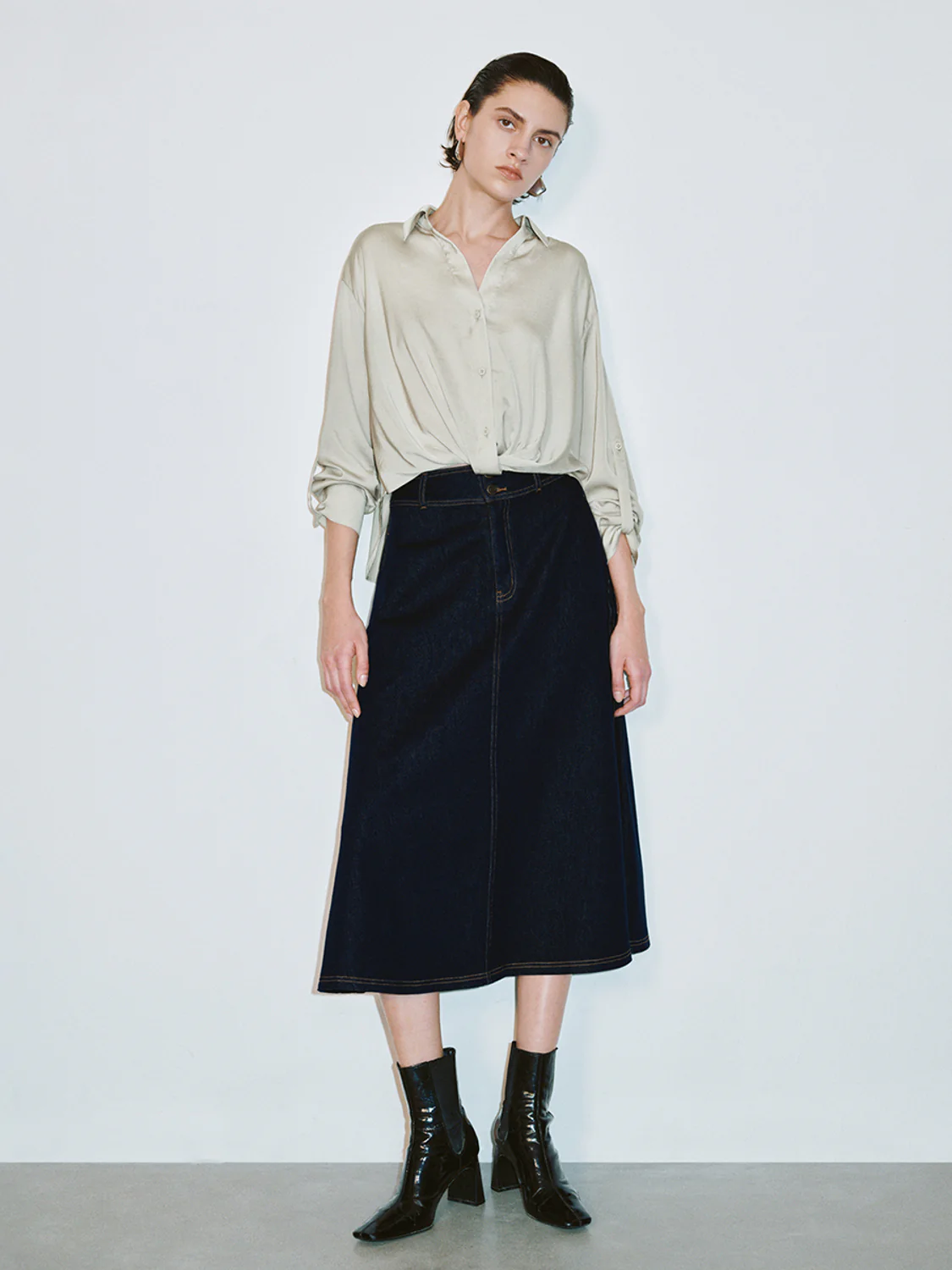 Loose Denim Skirts - Image 5