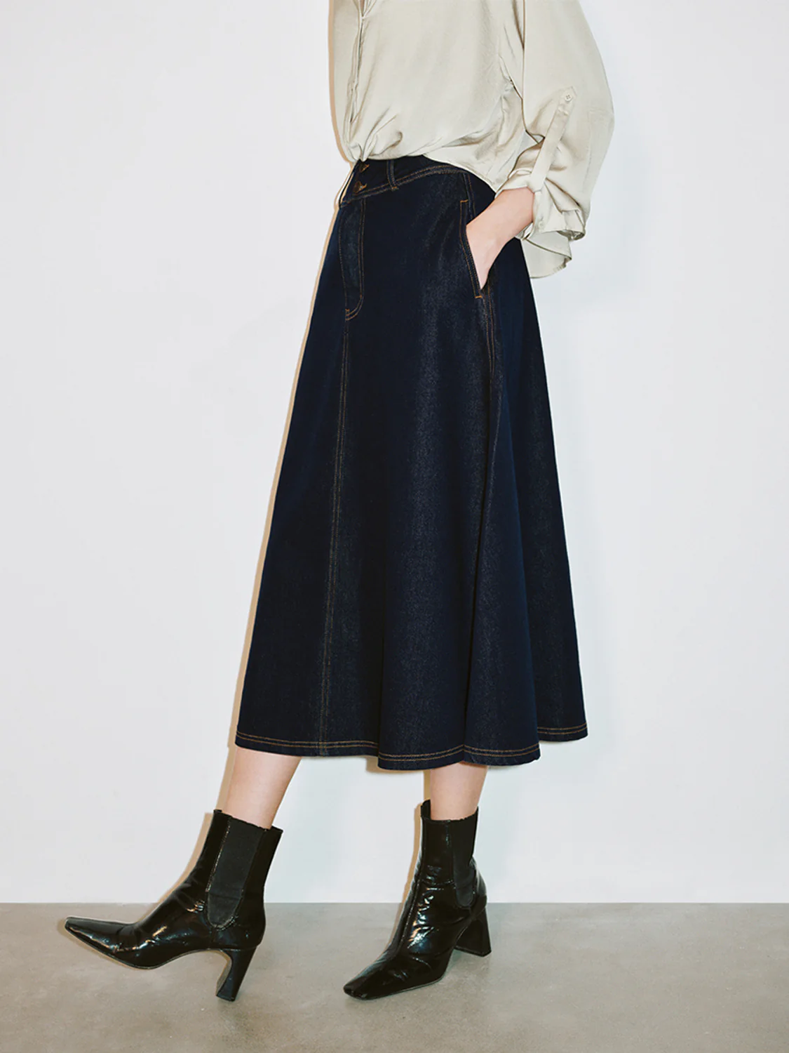 Loose Denim Skirts - Image 6