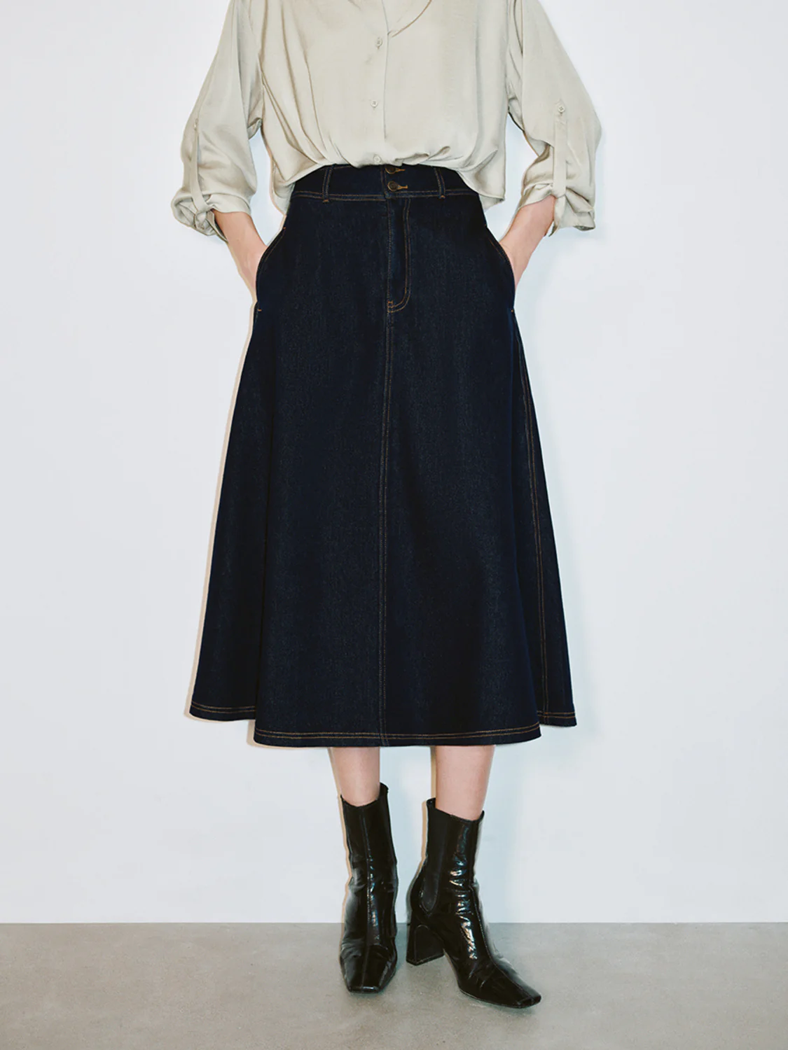 Loose Denim Skirts - Image 7