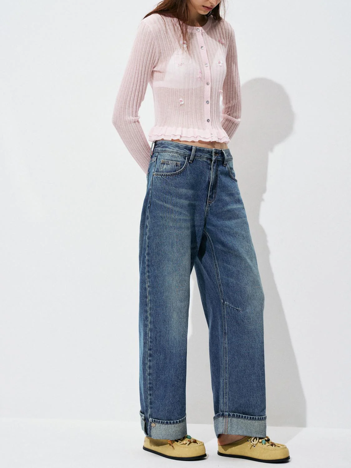 Loose Fit Barrel Jeans - Image 3
