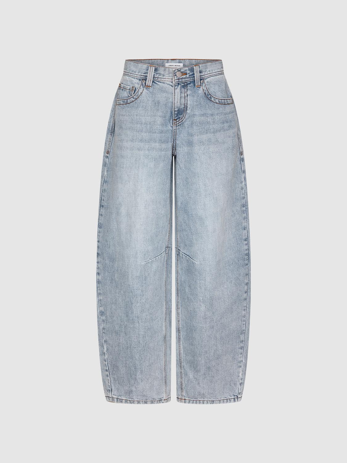 Loose-Fit Barrel Leg Jeans - Image 2