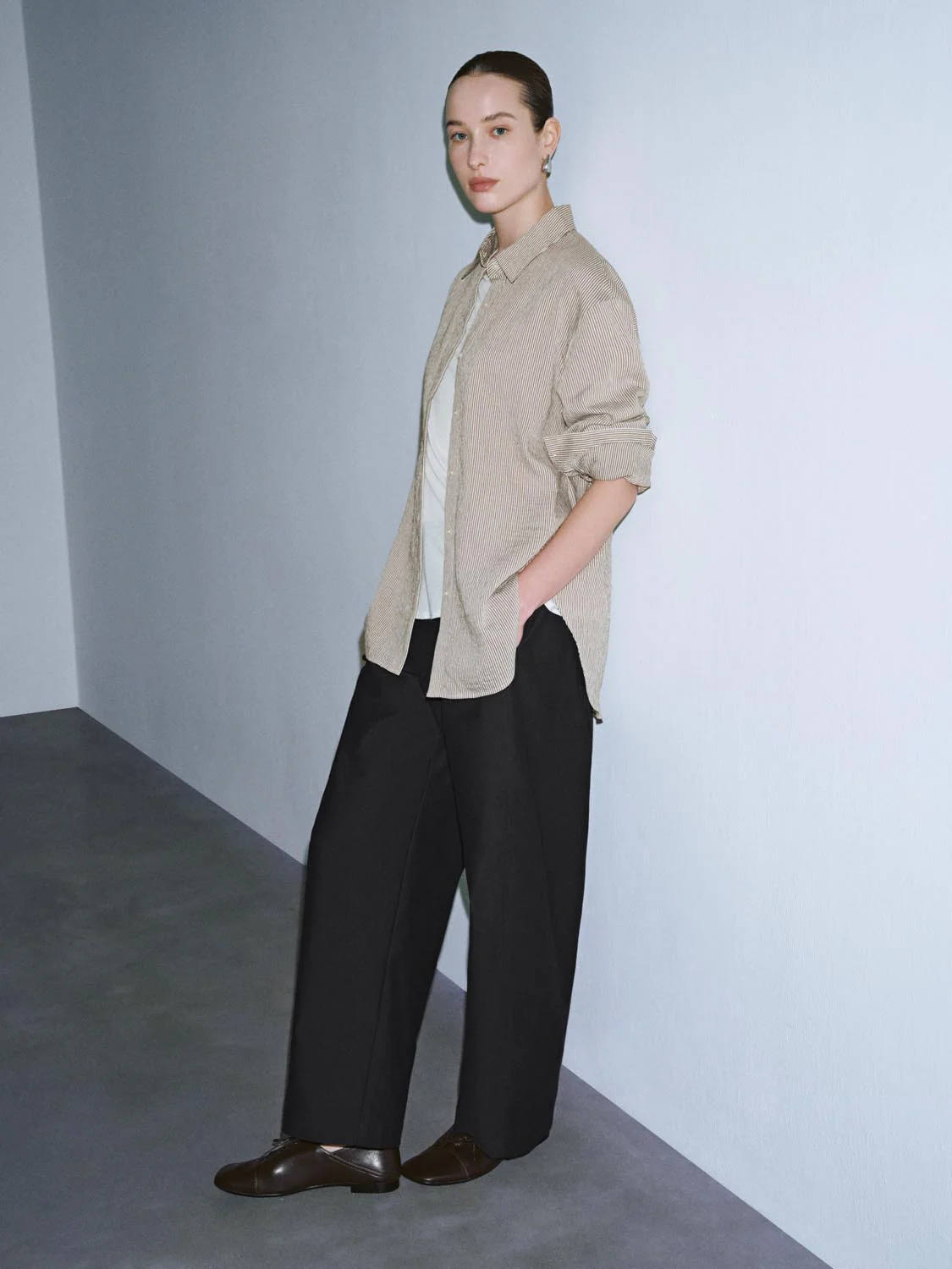Loose Fit Striped Shirts - Image 5