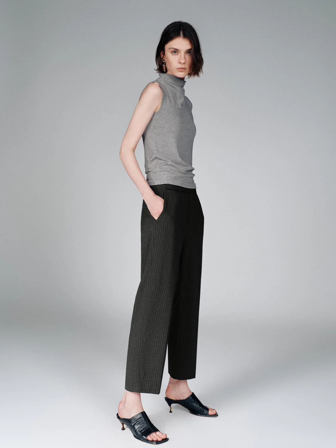 Mock Neck Tank Tops - Image 13