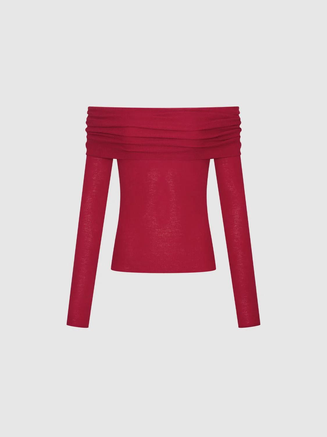 Off Shoulder Knitted T-Shirts - Image 15