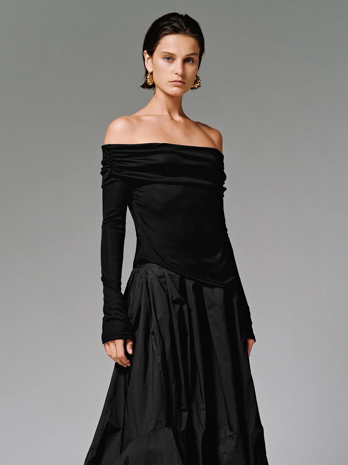 Off Shoulder Long Sleeve T-Shirts - Image 18