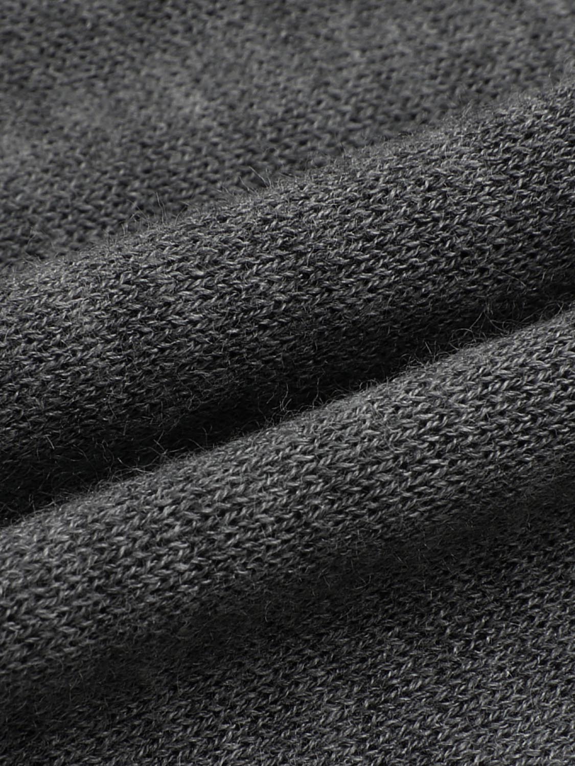 One Shoulder Long Sleeve Knitted T-Shirts - Image 3