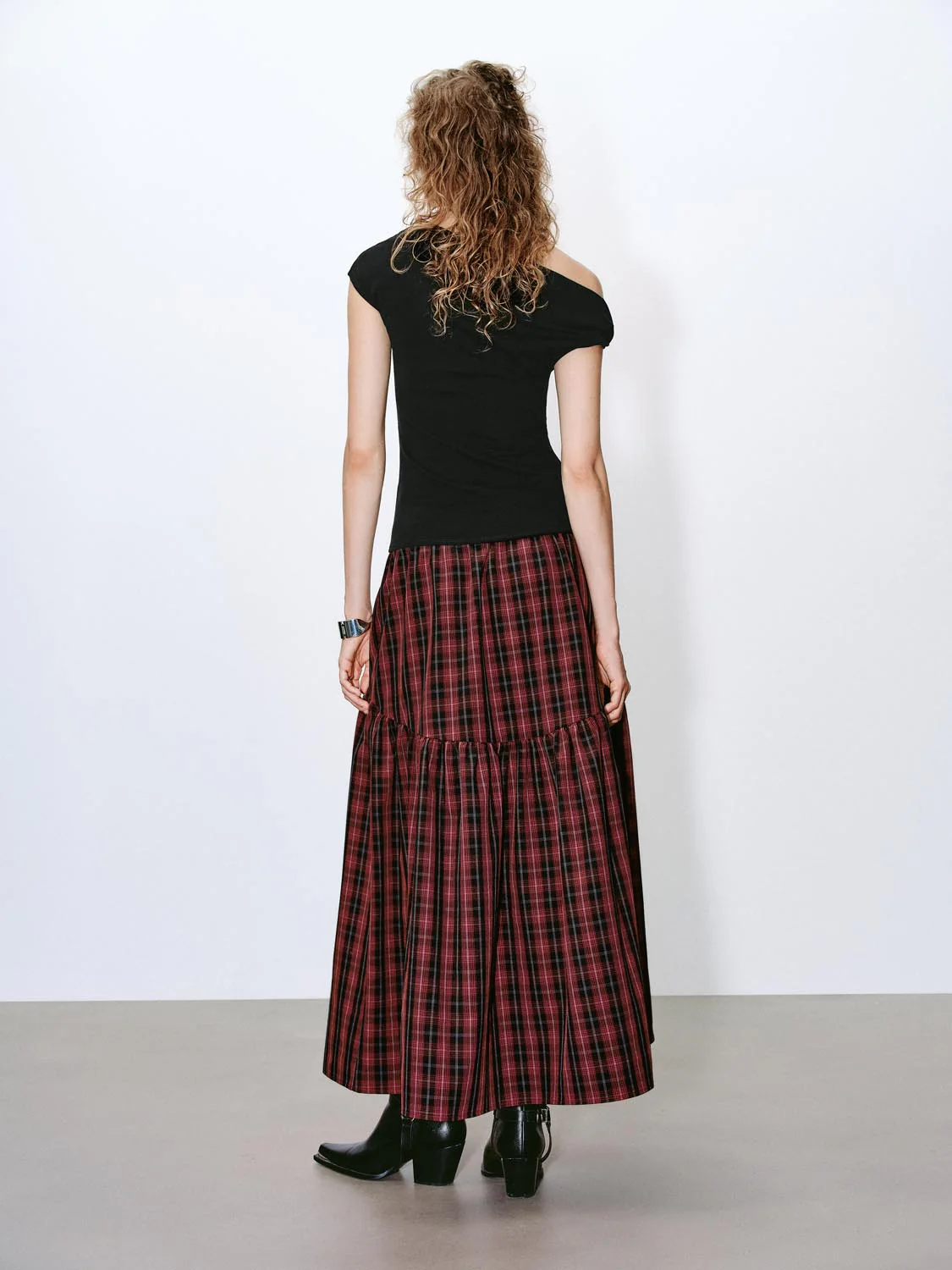 One Shoulder Ruched Capped Sleeve T-Shirts - Image 14