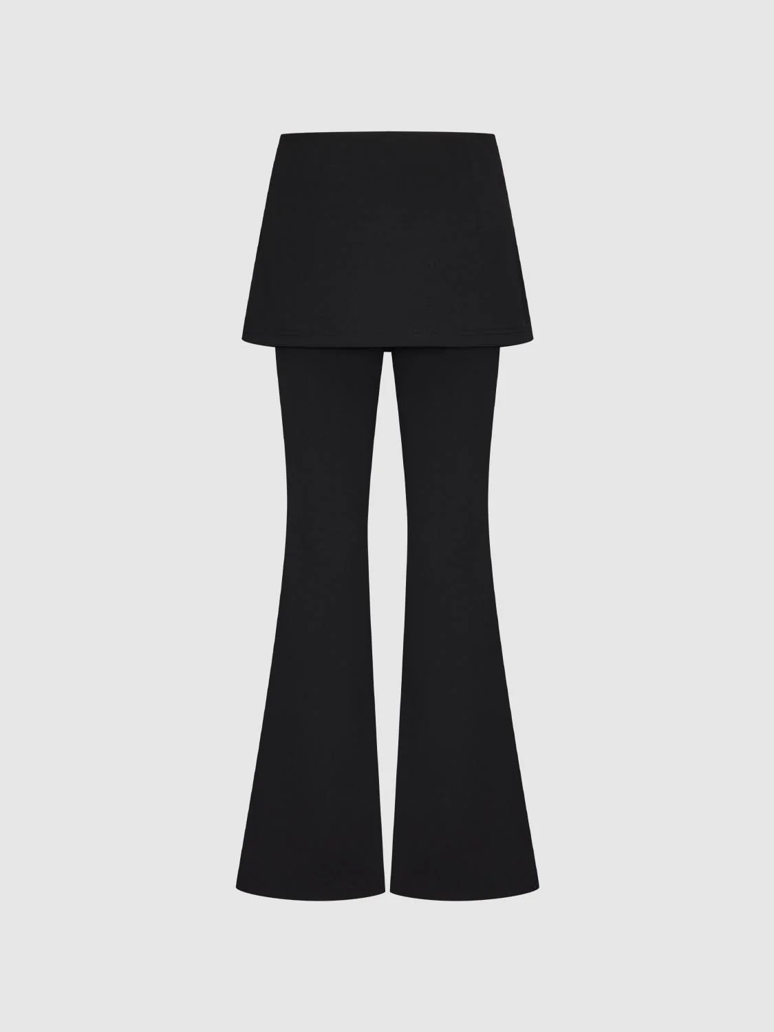 Overlay Detail Flare Leg Pants - Image 2