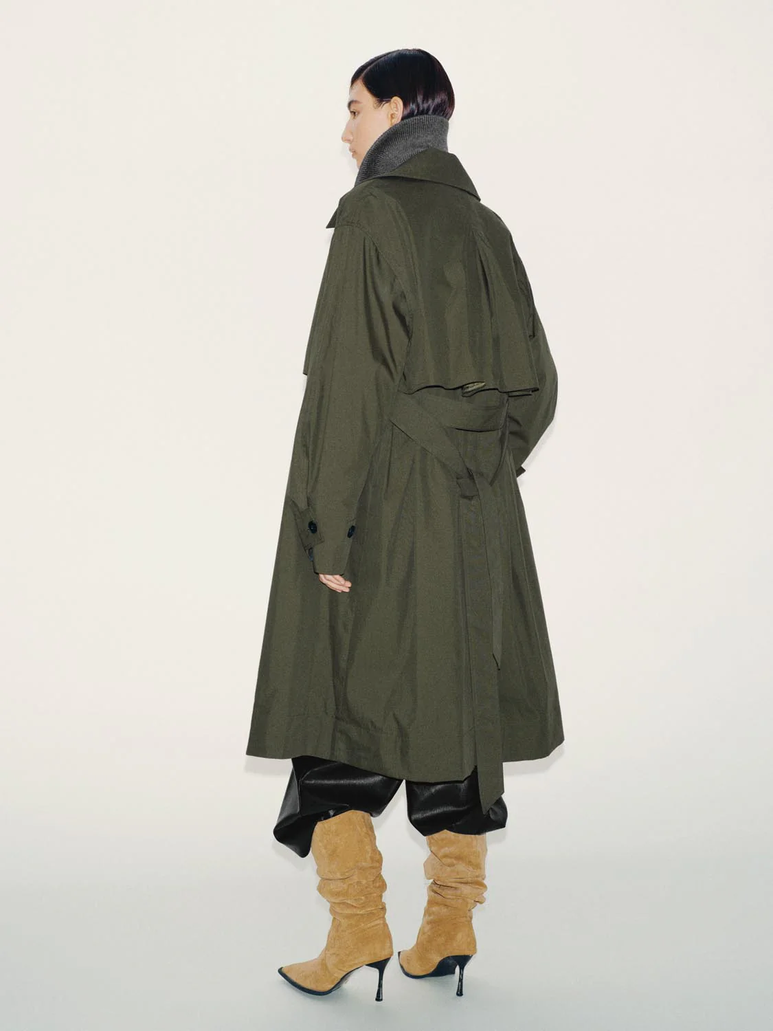 Oversize Double Breasted Trench Coats - Image 5