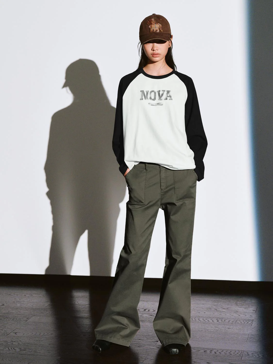 Patch Pocket Flare Leg Pants - Image 7