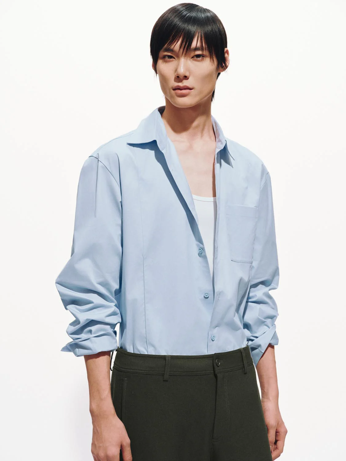 Patch Pocket Loose Fit Shirts - Image 2
