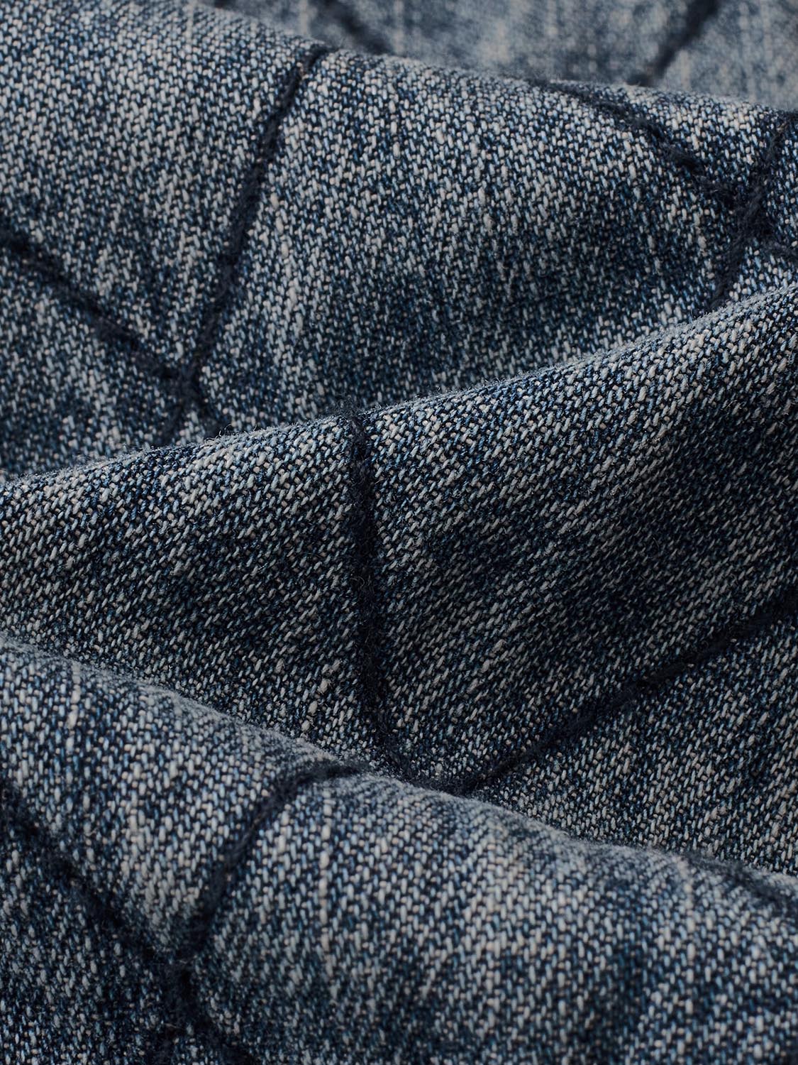 Patch Pocket Quilted Denim Jackets - Image 3
