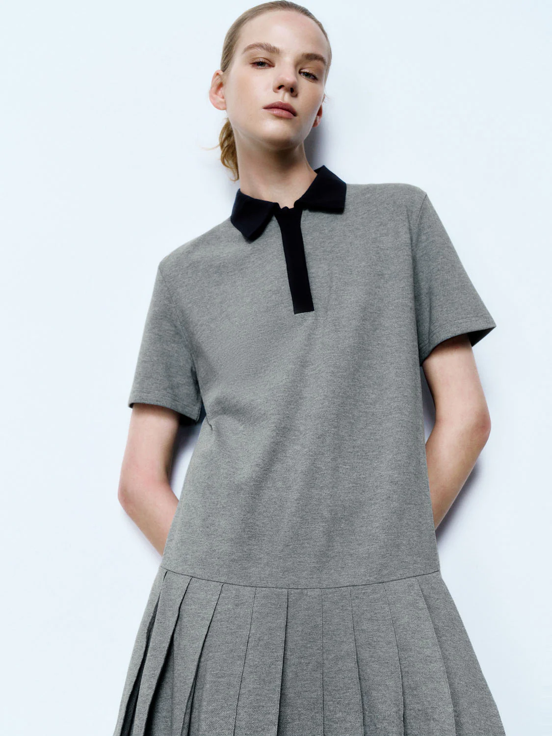 Pleated Straight Dresses - Image 19