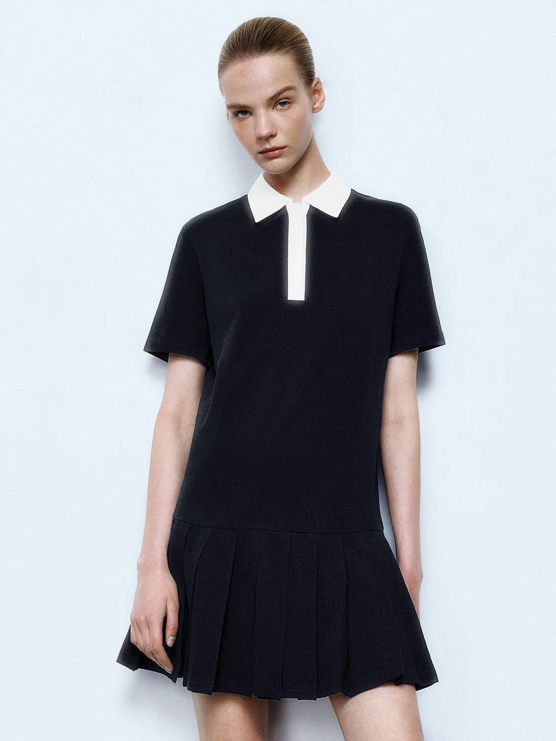 Pleated Straight Dresses - Image 22