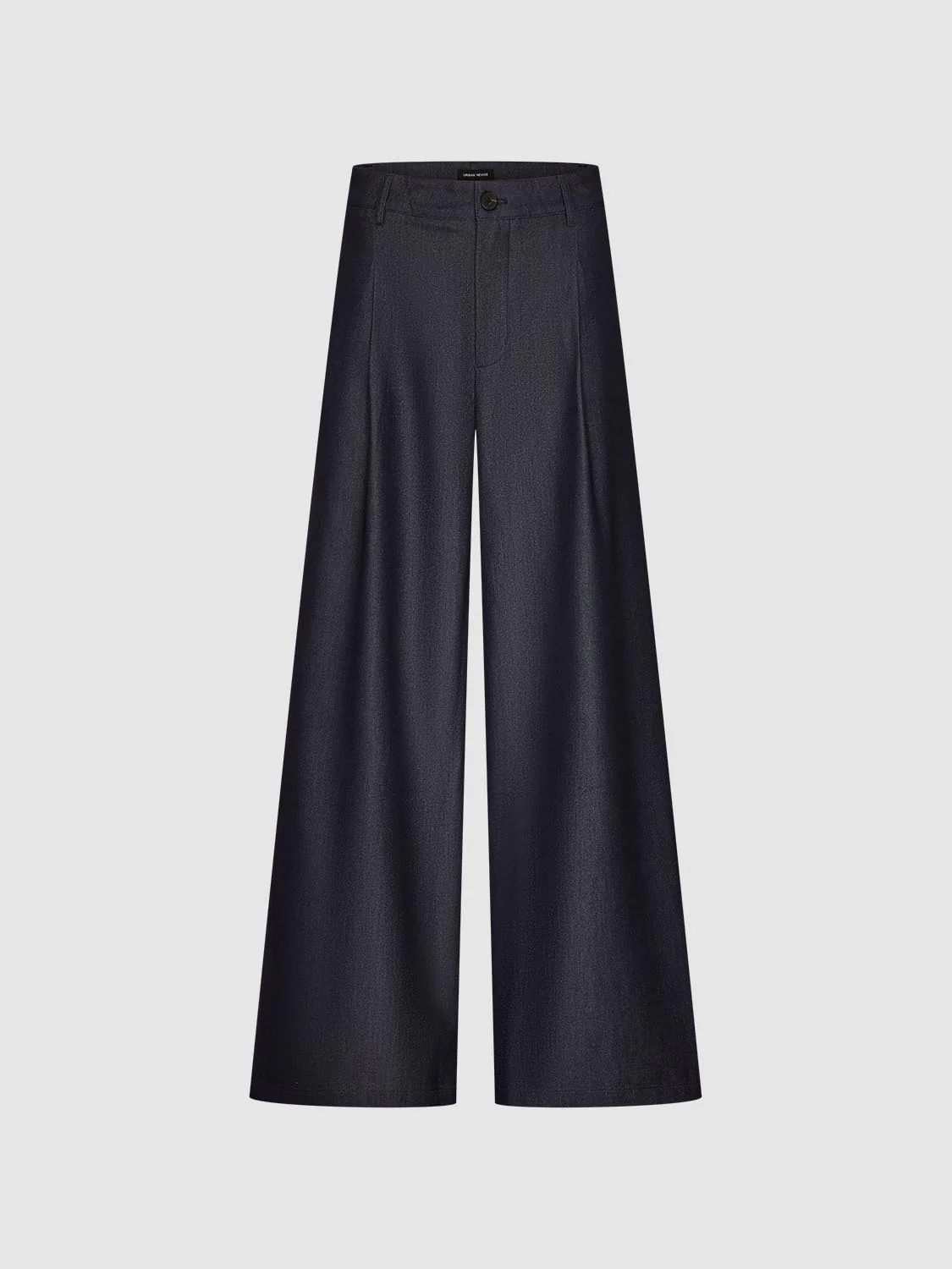 Pleated Wide Leg Jeans - Image 2