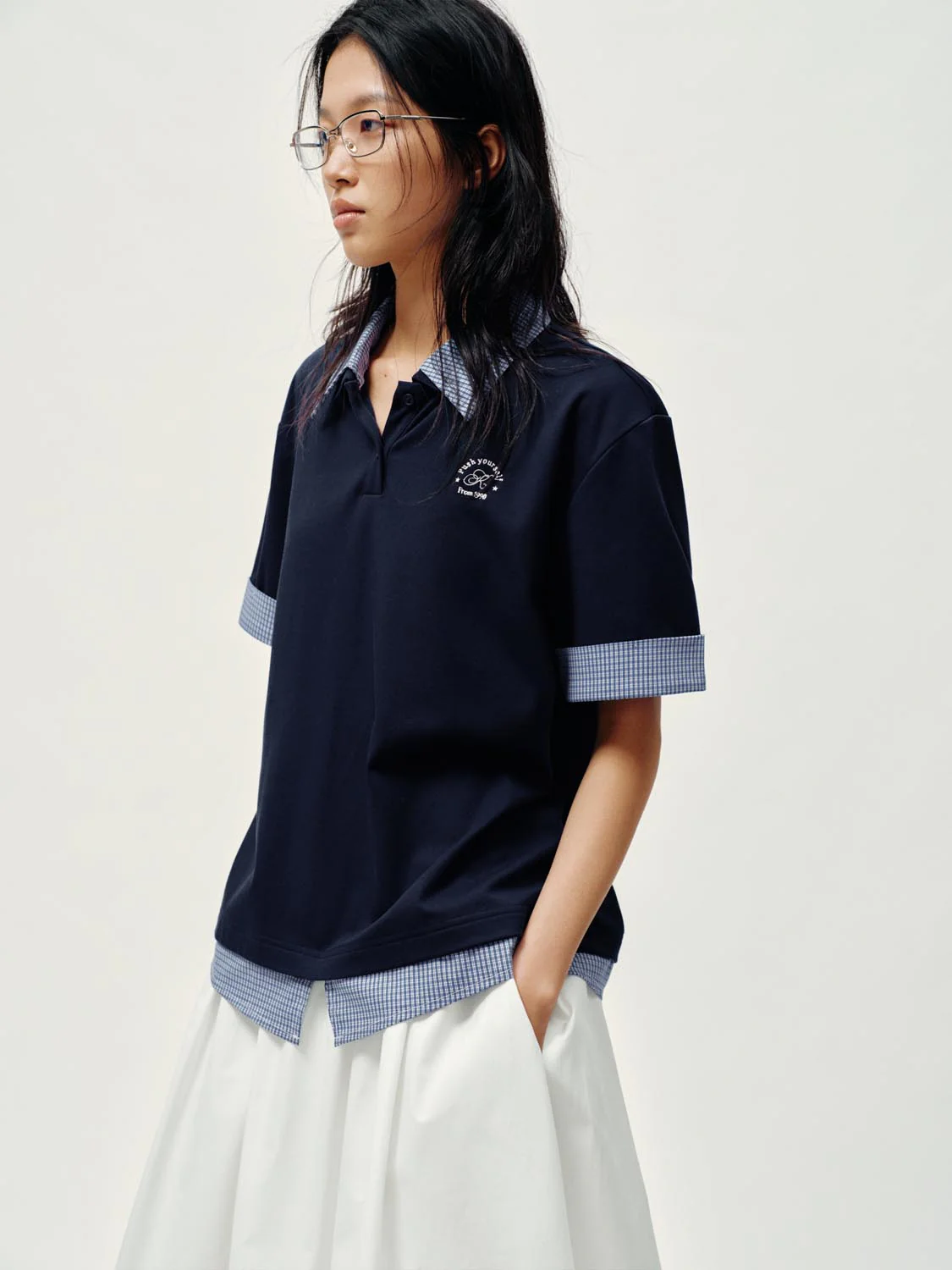 Polo Neck Contrast Trim T-Shirts - Image 10