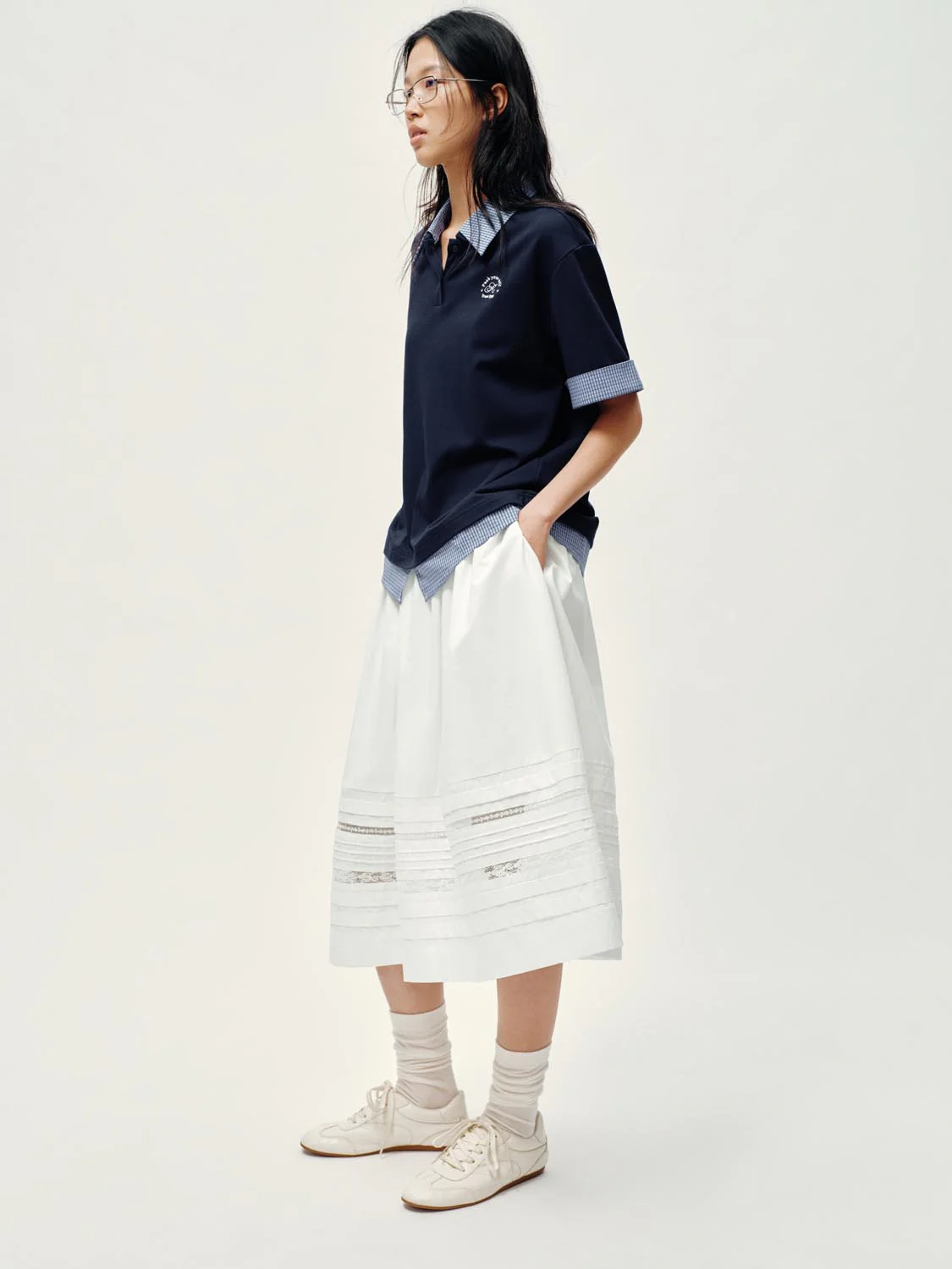 Polo Neck Contrast Trim T-Shirts - Image 13