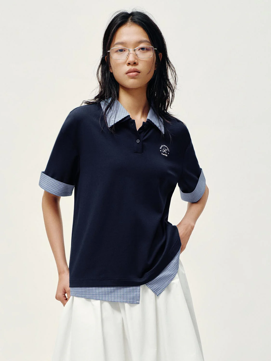 Polo Neck Contrast Trim T-Shirts - Image 18