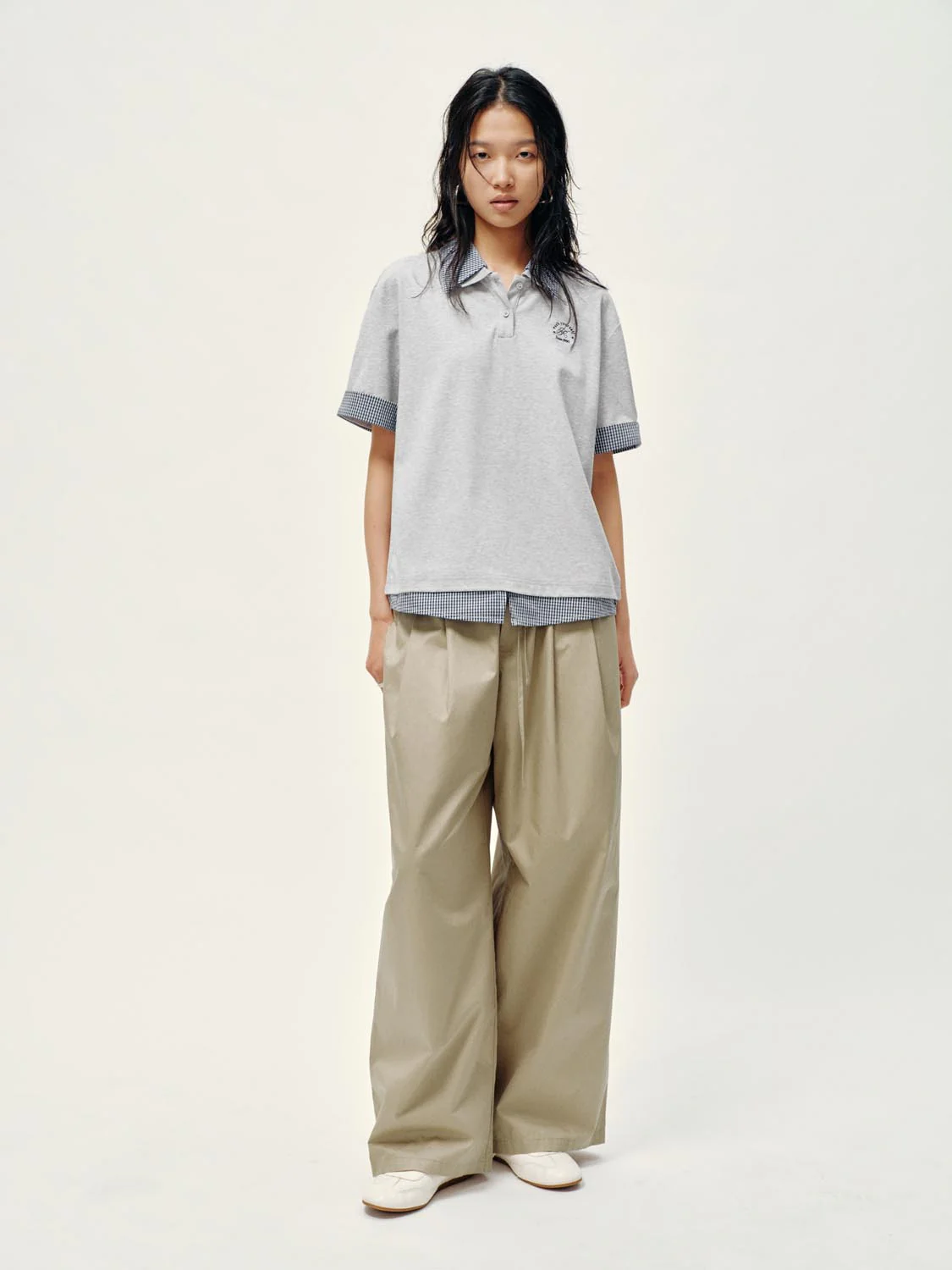 Polo Neck Contrast Trim T-Shirts - Image 5