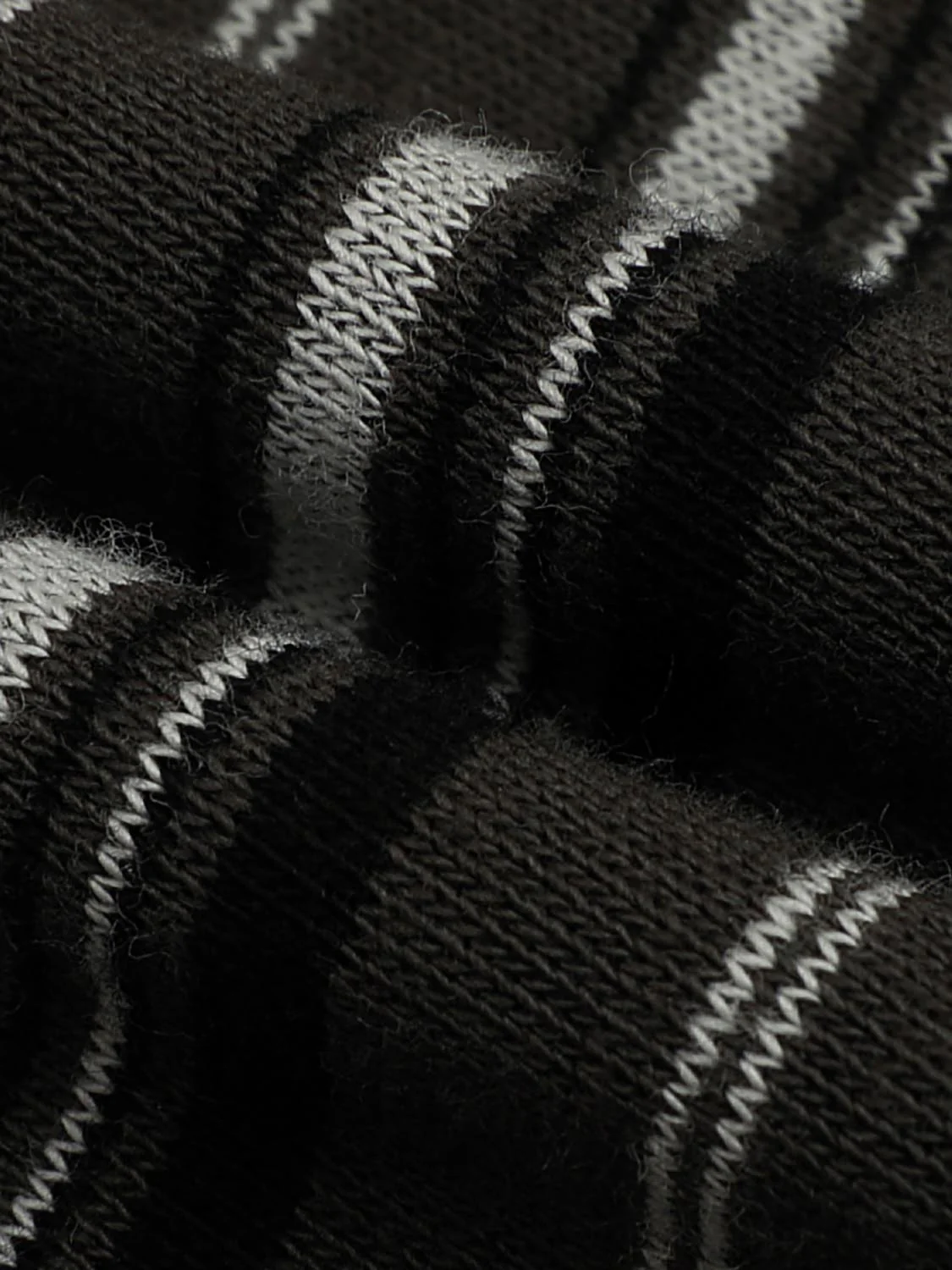 Polo Neck Drawstring Striped T-Shirts - Image 3