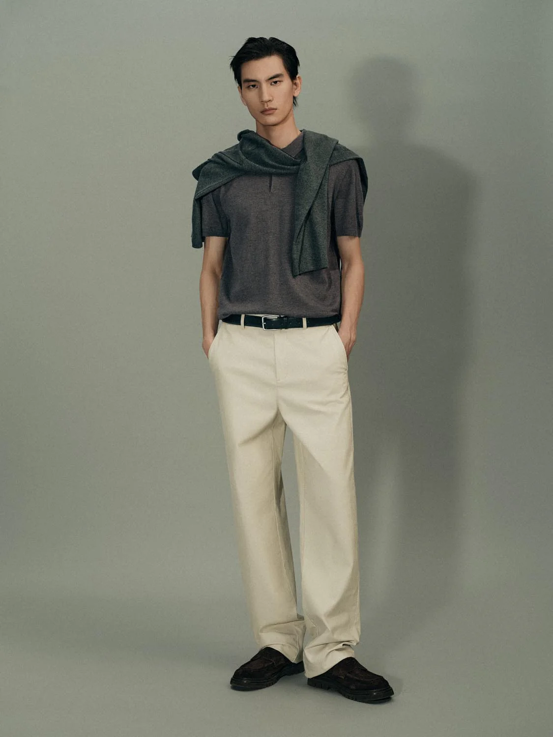 Polo Neck Knitted T-Shirts - Image 4