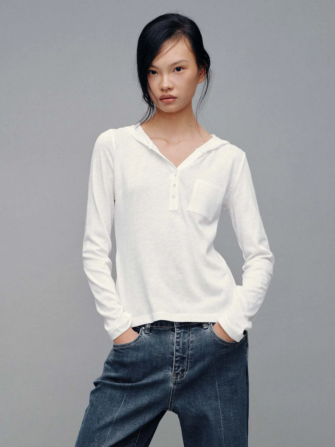 Polo Neck Long Sleeve T-Shirts - Image 4