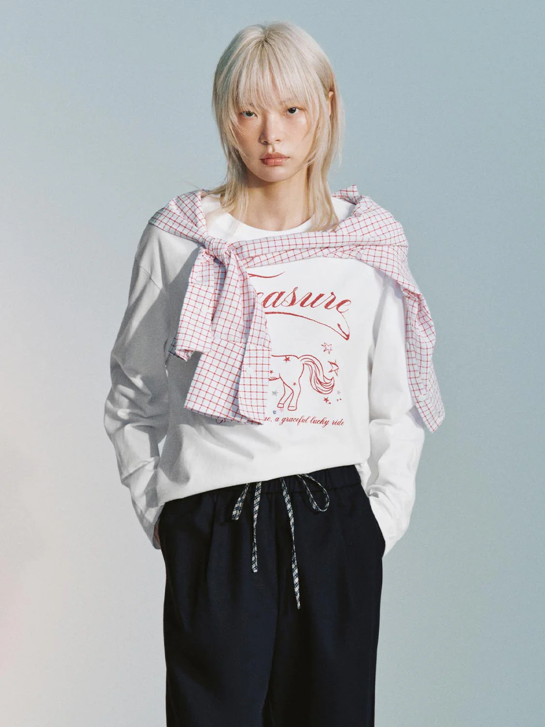 Printed Crew Neck Long Sleeve T-Shirts