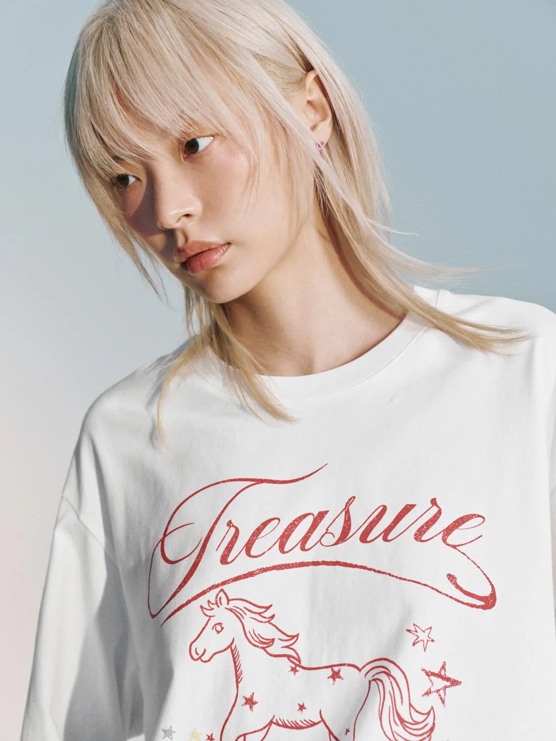 Printed Crew Neck Long Sleeve T-Shirts - Image 3