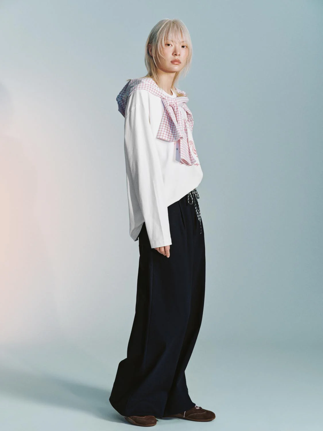 Printed Crew Neck Long Sleeve T-Shirts - Image 5