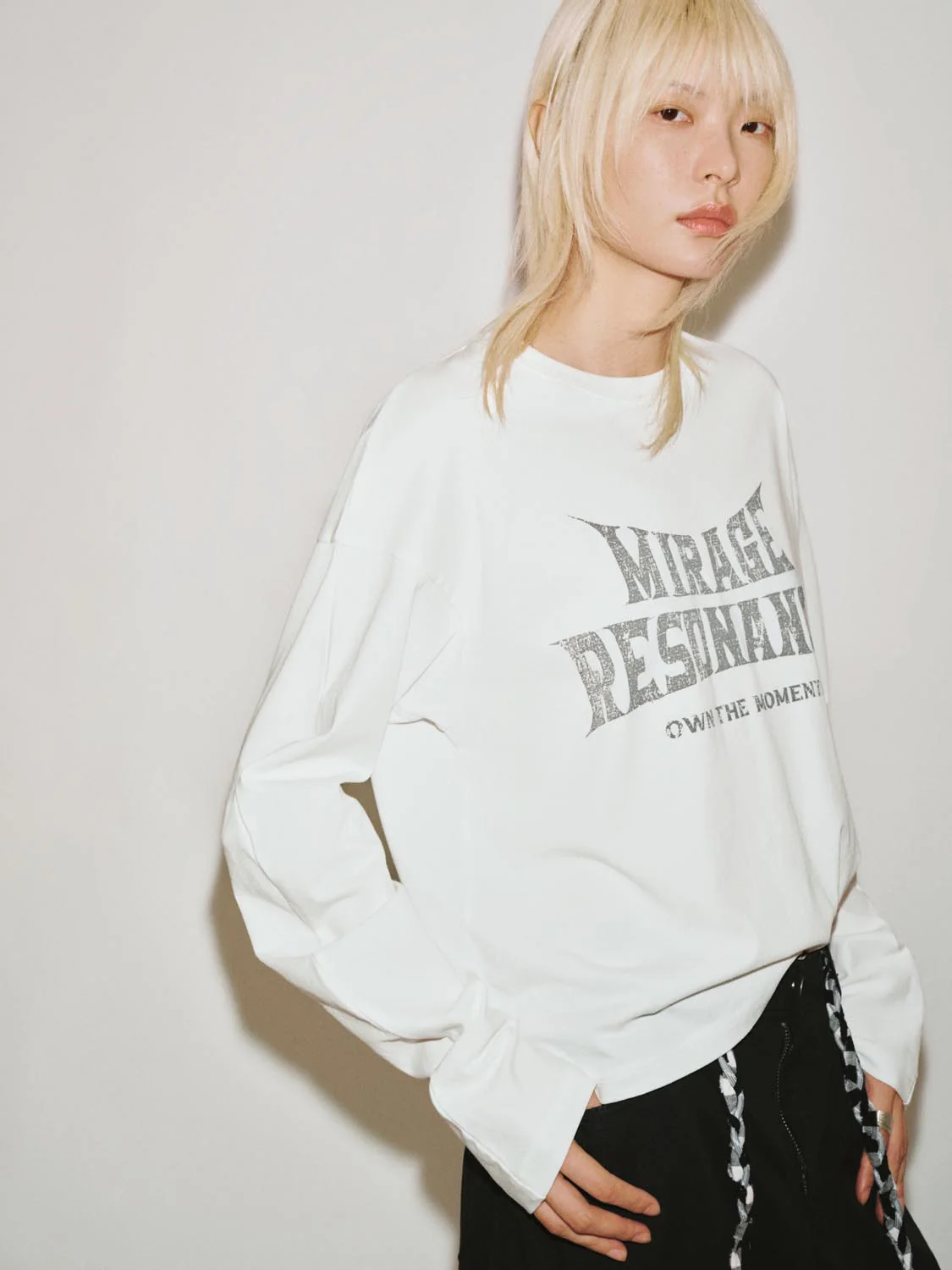 Printed Crew Neck Long Sleeve T-Shirts - Image 2