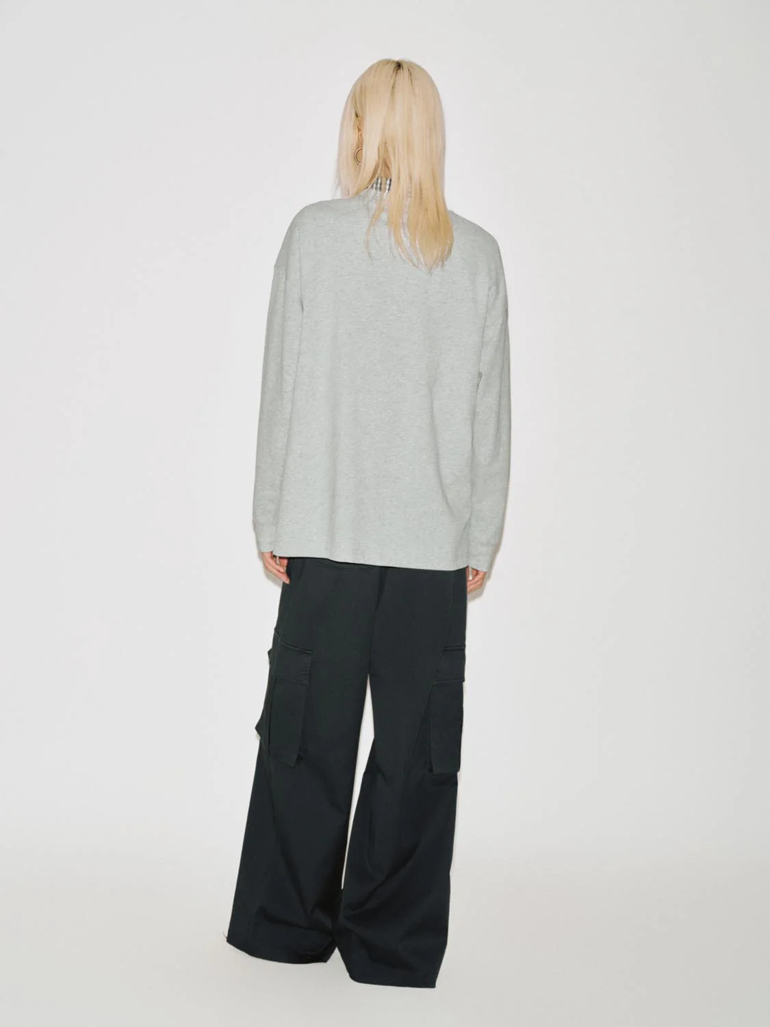 Printed Crew Neck Long SleeveT-Shirts - Image 6