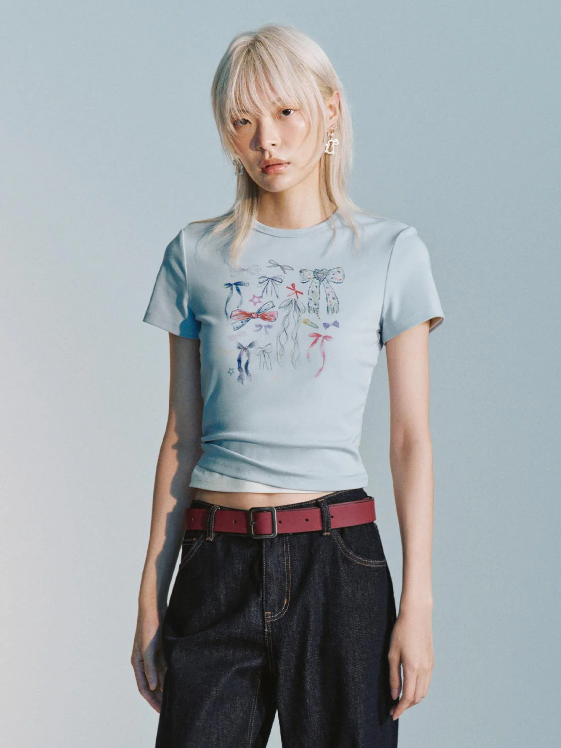 Printed Crew Neck T-Shirts