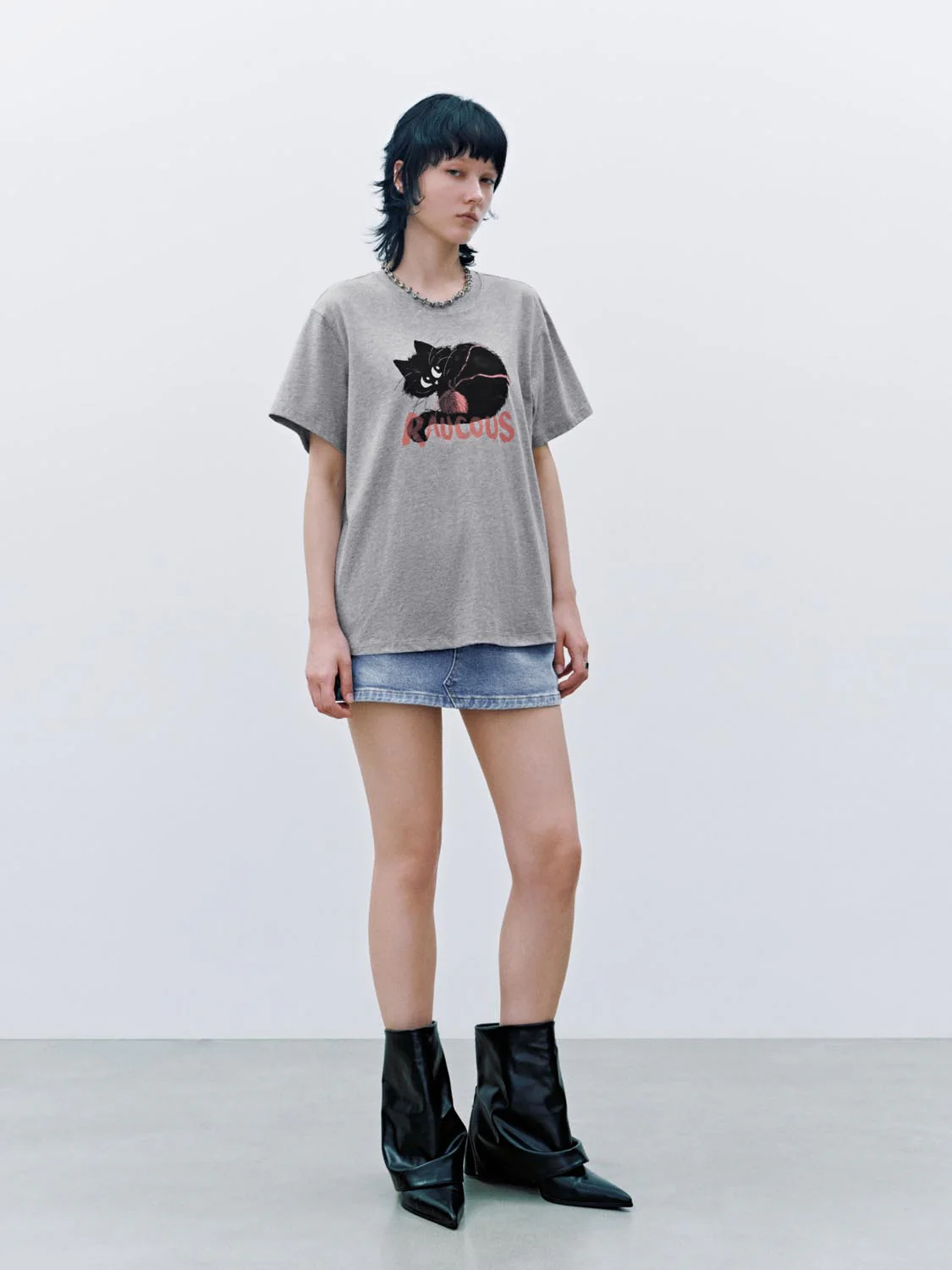 Printed Crew Neck T-Shirts - Image 13