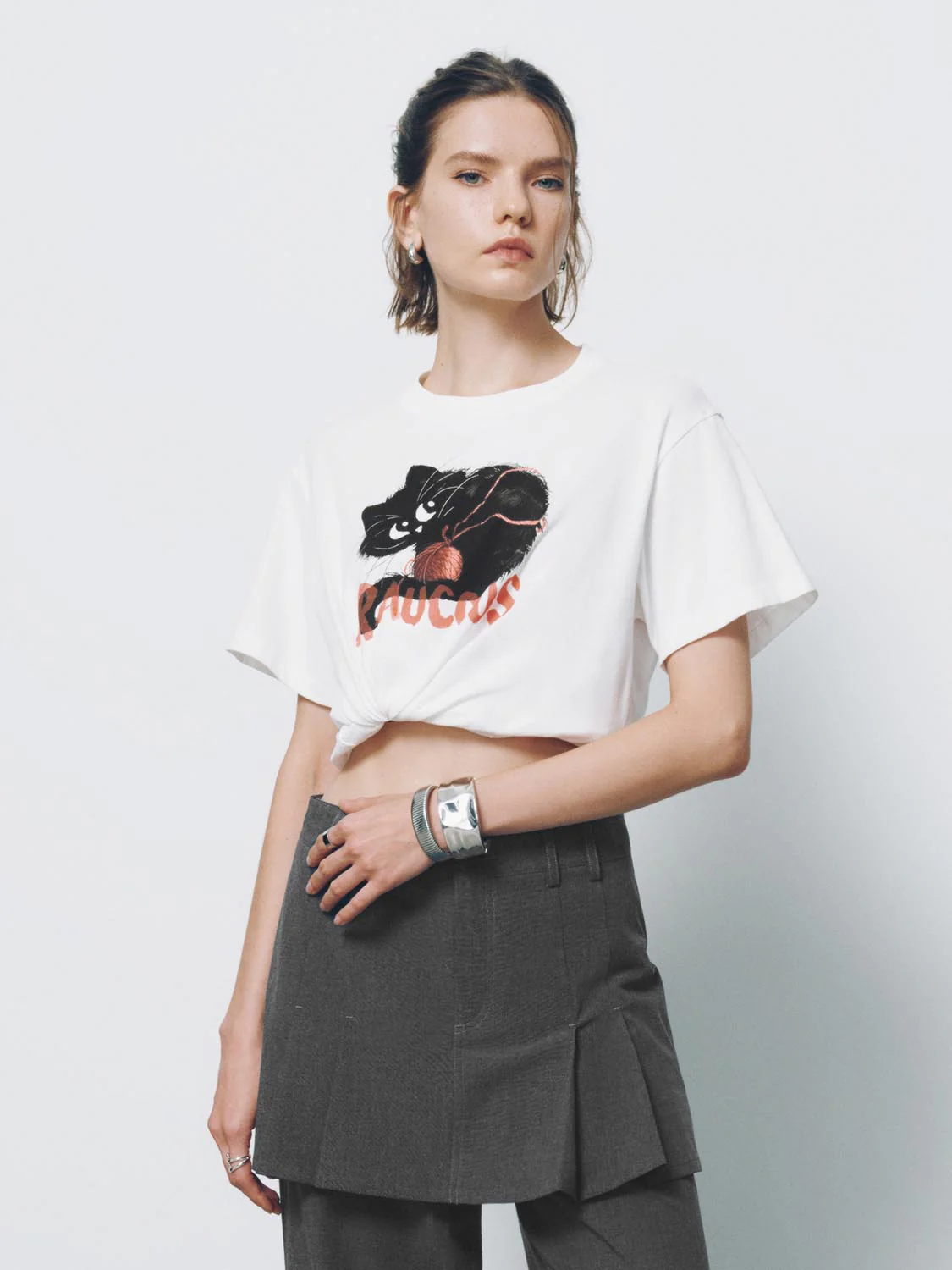 Printed Crew Neck T-Shirts - Image 17