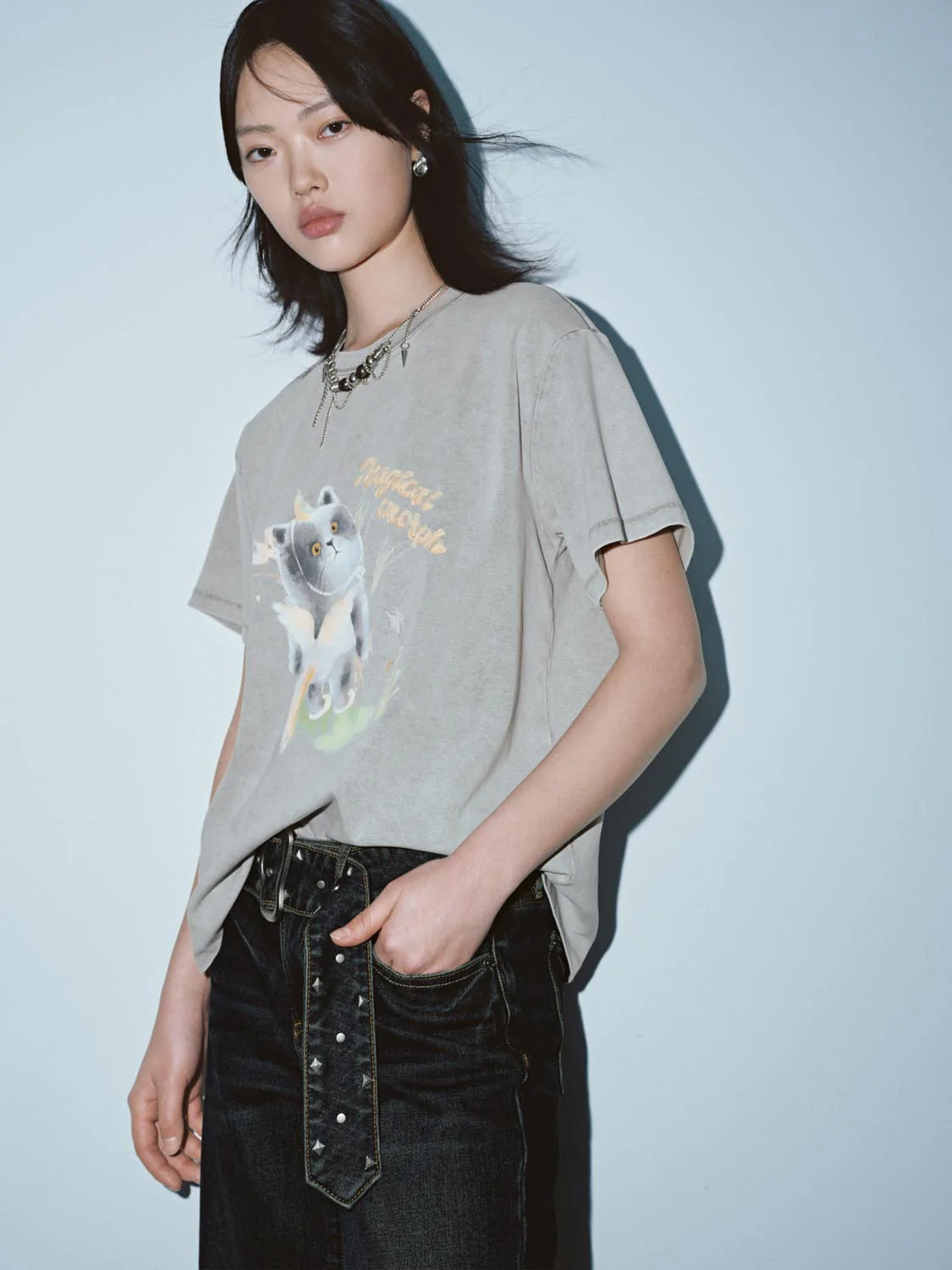 Printed Crew Neck T-Shirts - Image 2