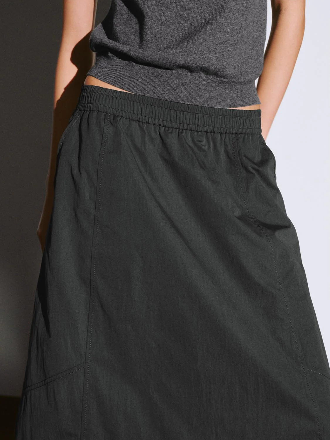 Pull On A-Line Midi Skirts - Image 4