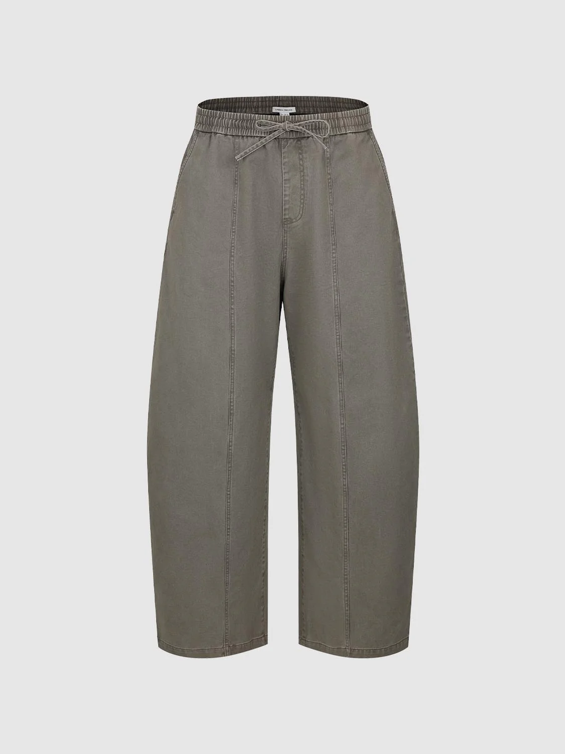 Pull On Drawstring Barrel Leg Pants - Image 10
