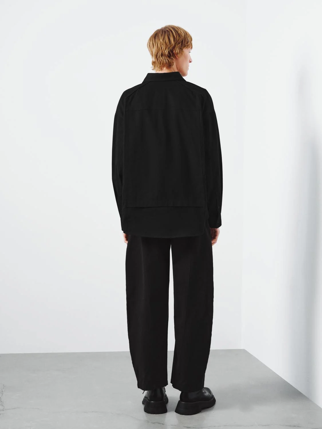 Pull On Drawstring Barrel Leg Pants - Image 4