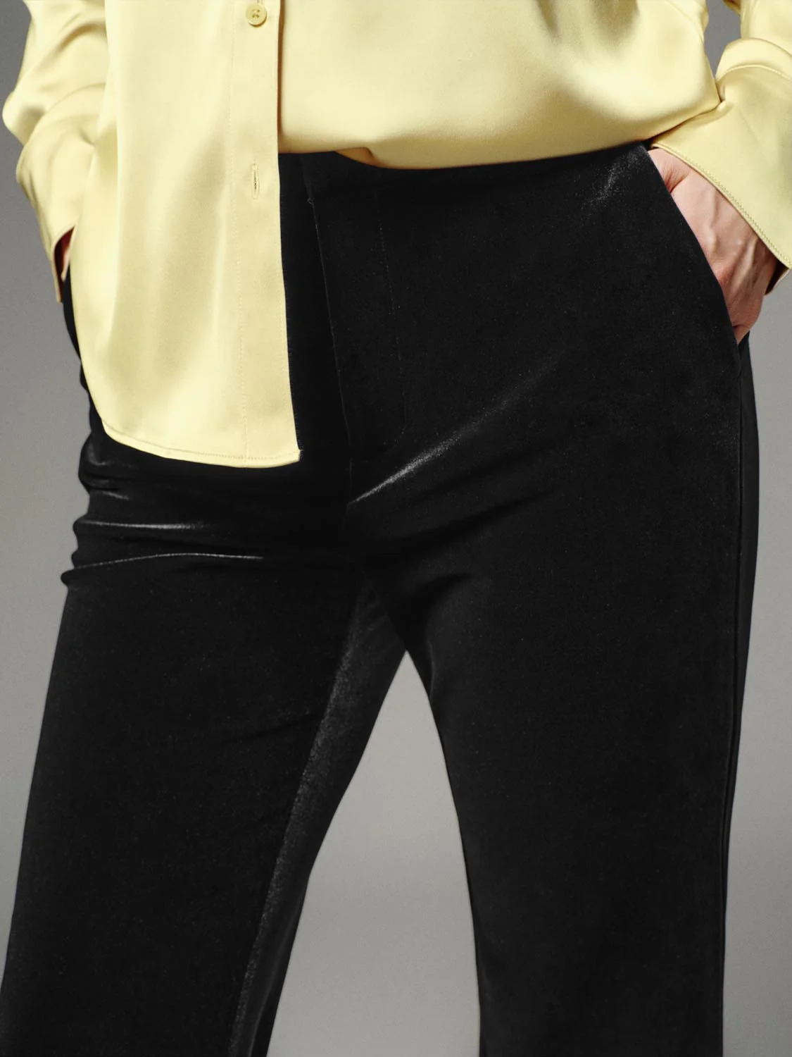 Pull On Flare Leg Pants - Image 4