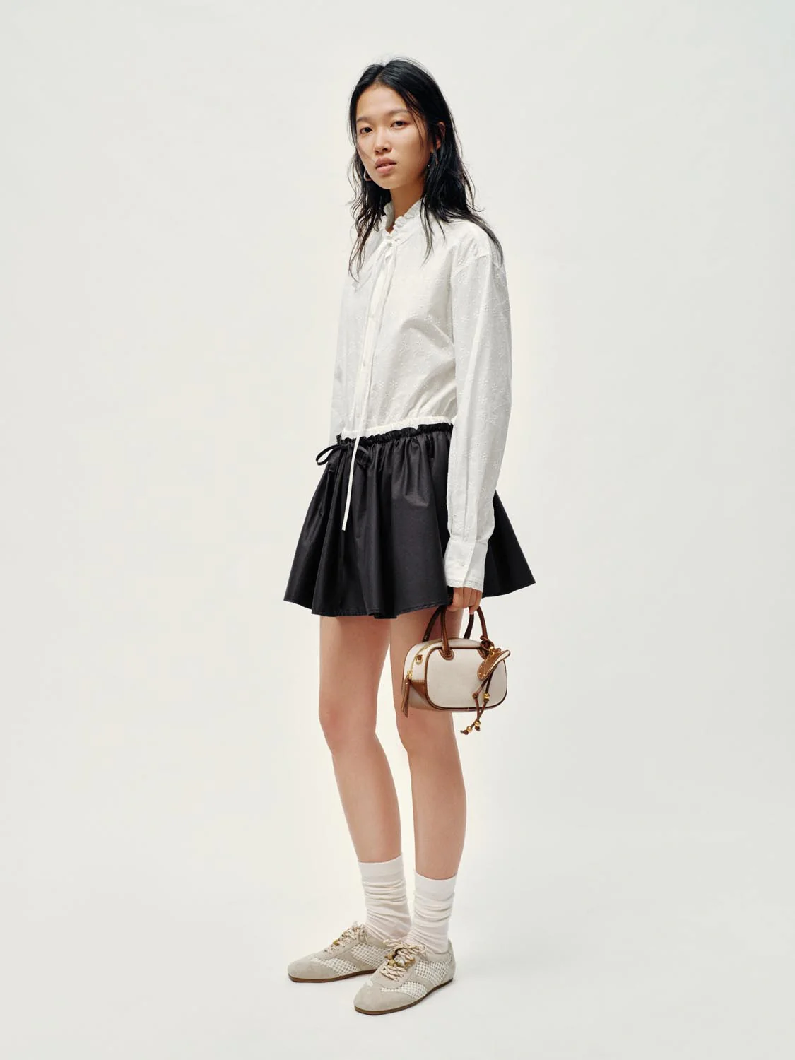 Ruffle Trim Cutwork Shirts - Image 5